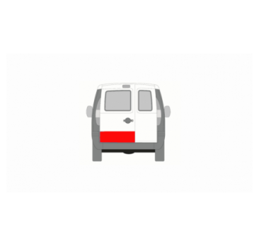 Opravná sada pre obloženie zadných dverí, ľavé, FIAT DOBLO 01-10