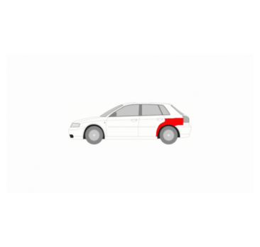 AUDI A3 8L 96-99, 00-03 HÁTSÓ SÁRVÉDŐ JAVÍTÓKÉSZLET JOBB OLDALI