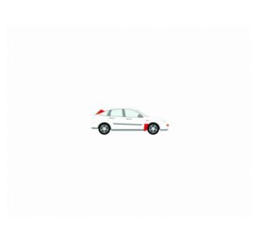 FORD FOCUS 98-07 FRONT RIGHT FENDER REAR PART