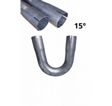 Cot dublu pentru țeavă de oțel expandată, 48 mm, 15 grade