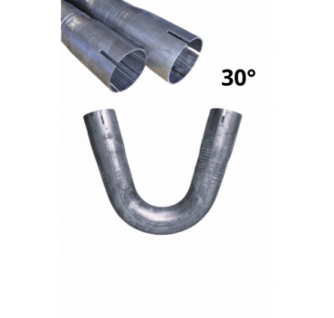 Kétoldalas expandált acélcső könyök, 35 mm, 30 fok