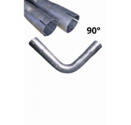 Dwustronnie roztłoczone kolano rura stalowa fi 50 mm 90 stopni