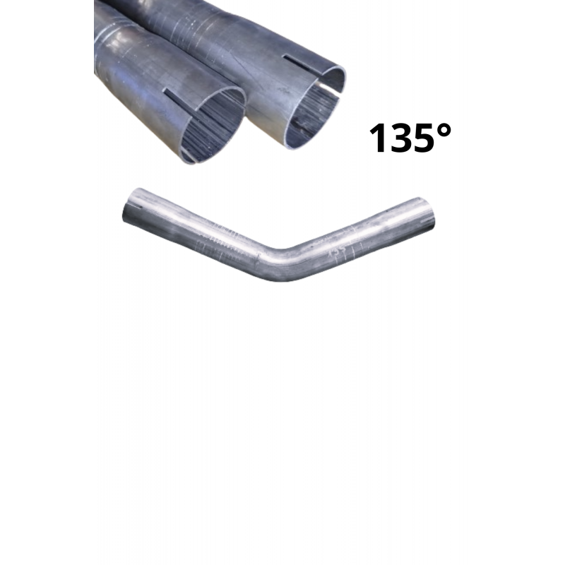 Dwustronnie roztłoczone kolano rura stalowa fi 38 mm 135 stopni