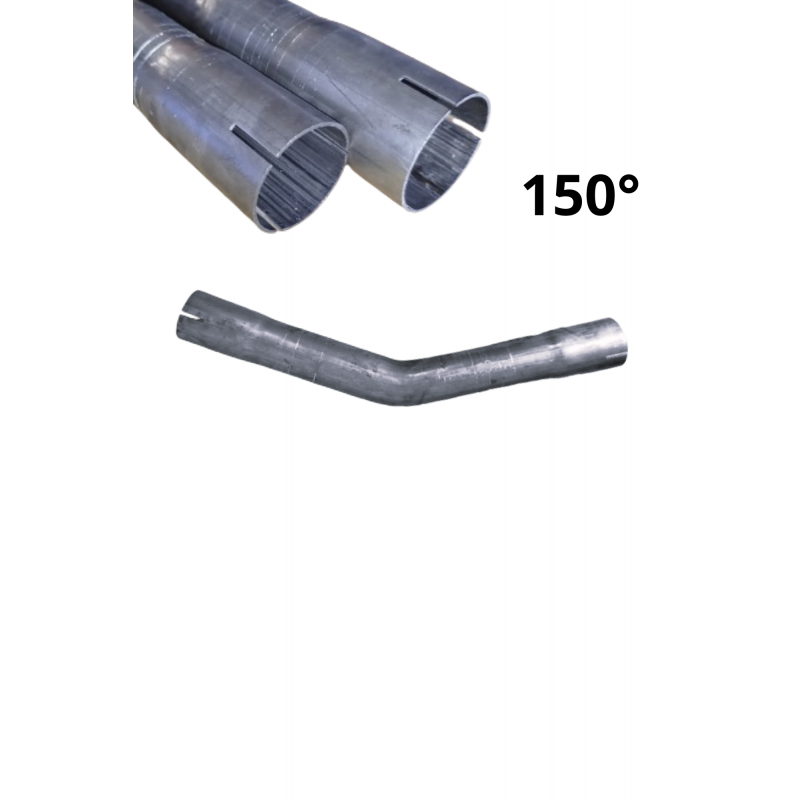 Double-sided expanded steel pipe elbow, 50 mm, 150 degrees