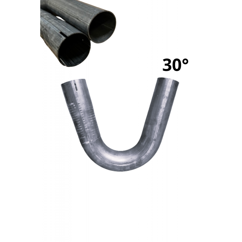 One-sided expanded steel pipe elbow, 48mm, 30 degrees One-sided expanded steel pipe elbow, 48mm, 30 degrees