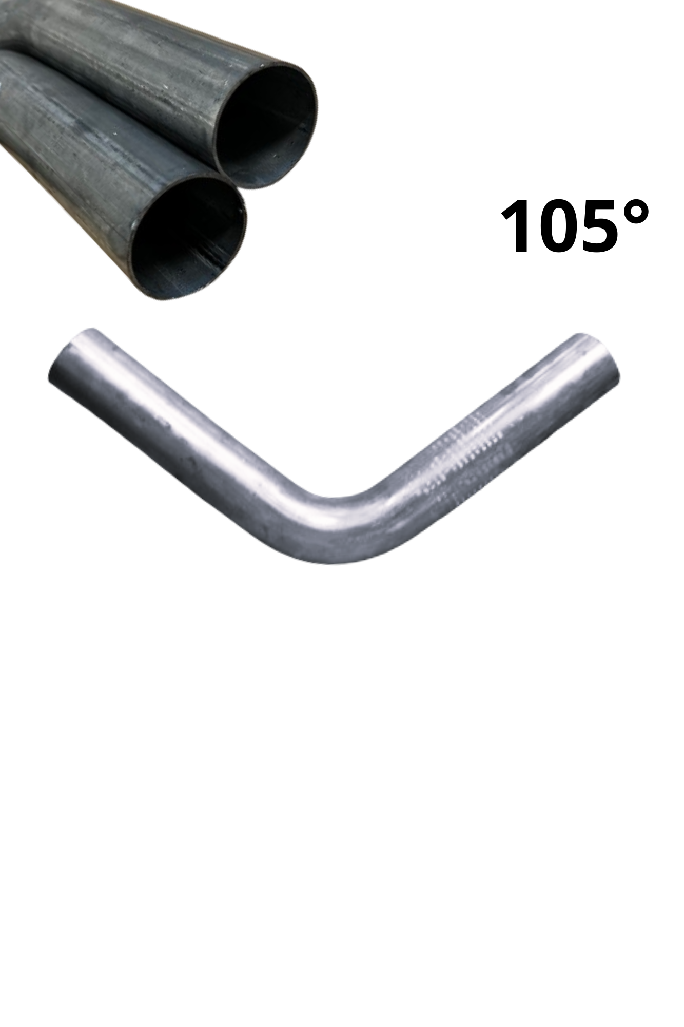 Univerzális könyök acélcső fi 35 105 fok