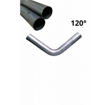Universal elbow steel pipe fi 43 120 degrees