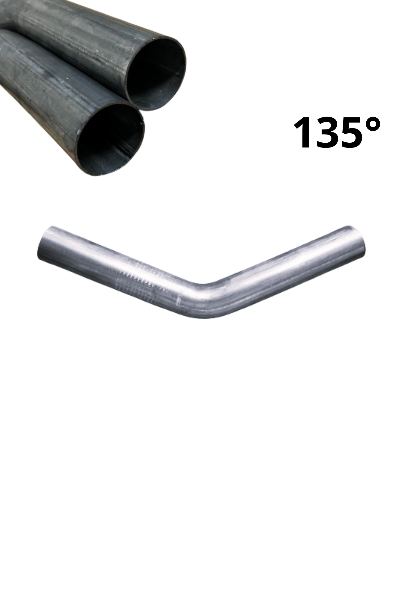 Universal elbow steel pipe fi 38 135 degrees