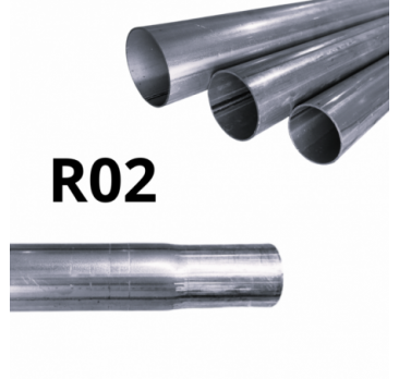 Steel pipe, narrowed on one side, diameter 60 mm, section 1 m / 100 cm