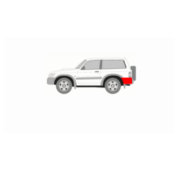 NISSAN PATROL 97-09 Y61 3D REAR LEFT FENDER