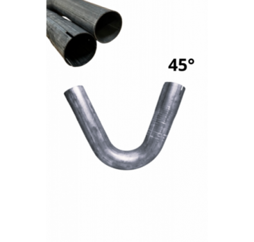 Egyoldalas expandált acélcső könyök, 50 mm, 45 fok