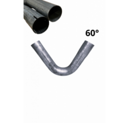 Egyoldalas expandált acélcső könyök, 38 mm, 60 fok