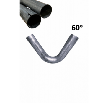 Egyoldalas expandált acélcső könyök, 38 mm, 60 fok