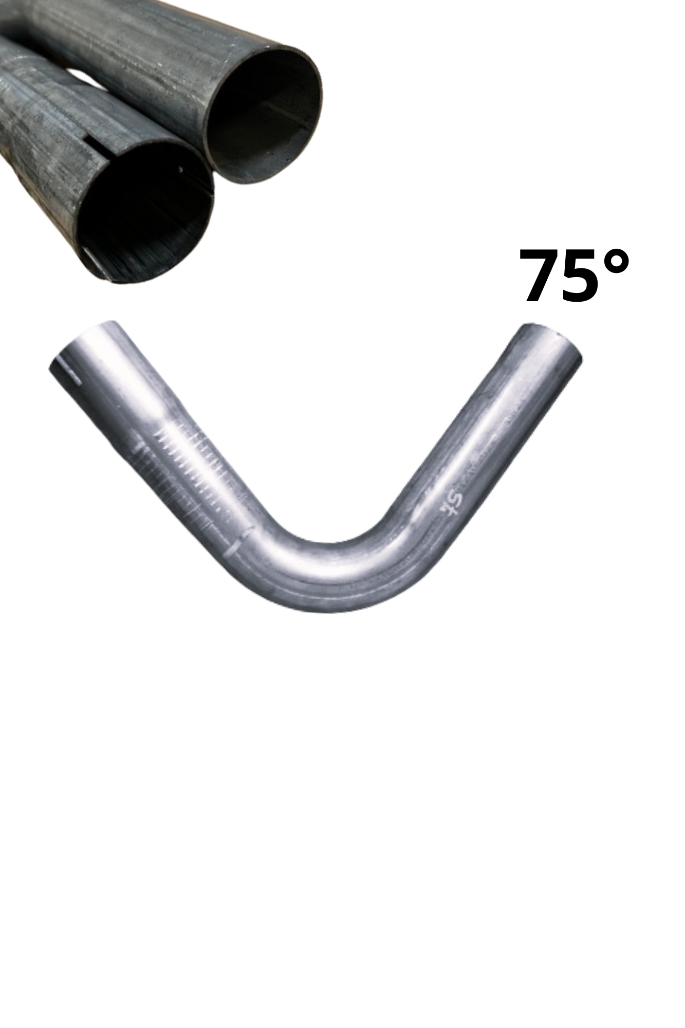 Cot de țeavă de oțel expandat pe o singură față, Ø 45 mm, 75 de grade