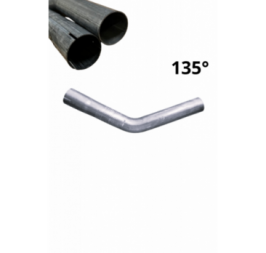 Egyoldalas expandált acélcső könyök, 43 mm, 135 fok