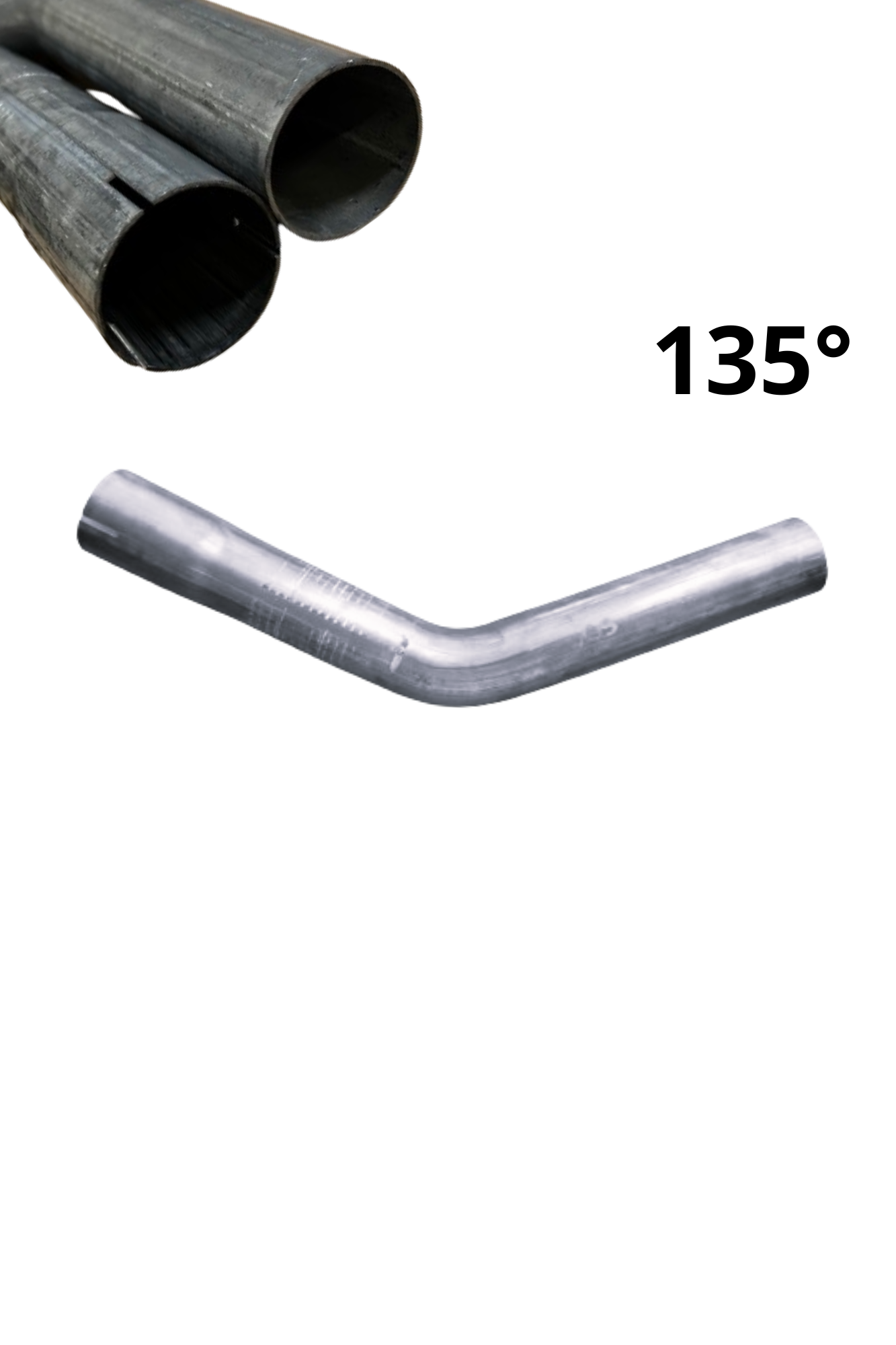 Cot de țeavă de oțel expandat pe o singură parte, 48 mm, 135 de grade Cot de țeavă de oțel expandat pe o singură parte, 48 mm, 135 de grade