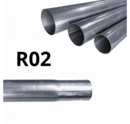 Steel pipe, narrowed on one side, diameter 45mm, section 2m / 200cm