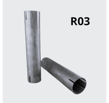 Unexpanded connector for steel pipe Ø 43mm