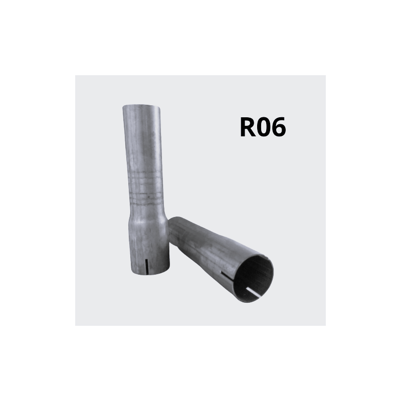 Single-sided reduction steel pipe Ø 45/50mm