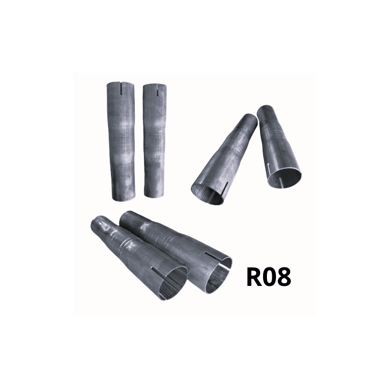 Tapered single-sided reduction steel pipe Ø 40/40mm