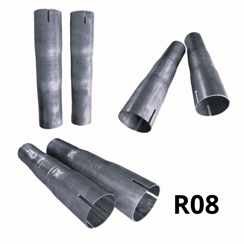 Tapered single-sided reduction steel pipe Ø 55/65mm