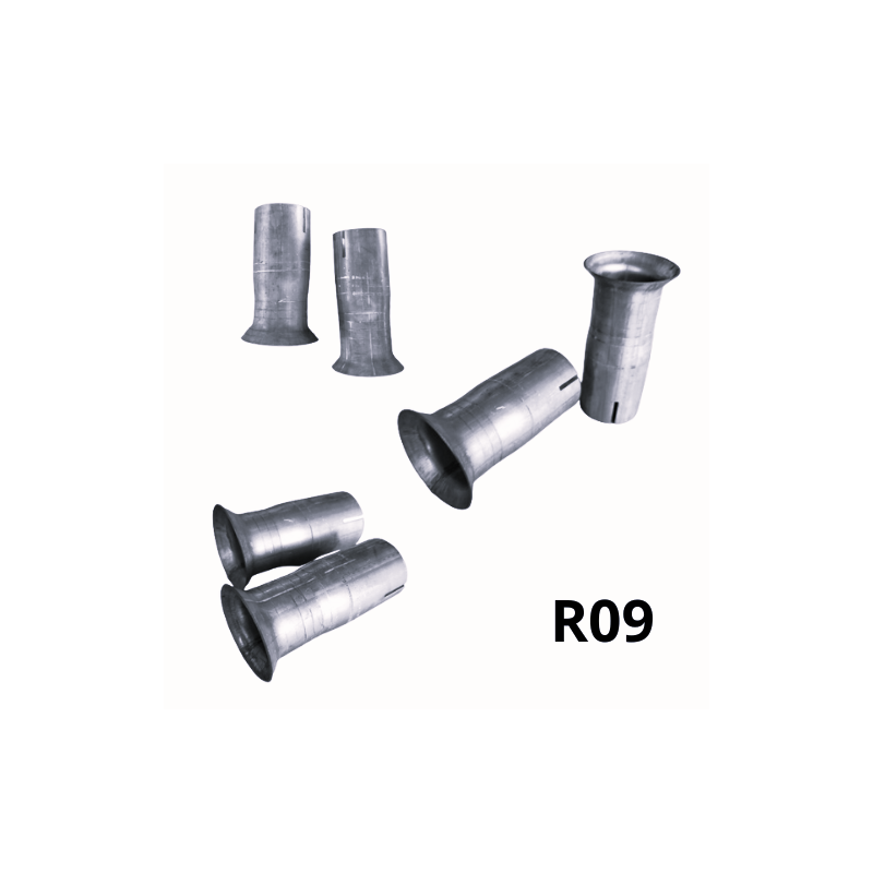 Expanded socket steel pipe connector 38/43mm