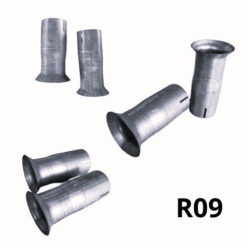 Expanded socket connector steel pipe Ø 40/40mm