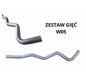 Coil set of 5 bends, elbow 15, 30, 45, 60, 90, steel pipe Ø 48