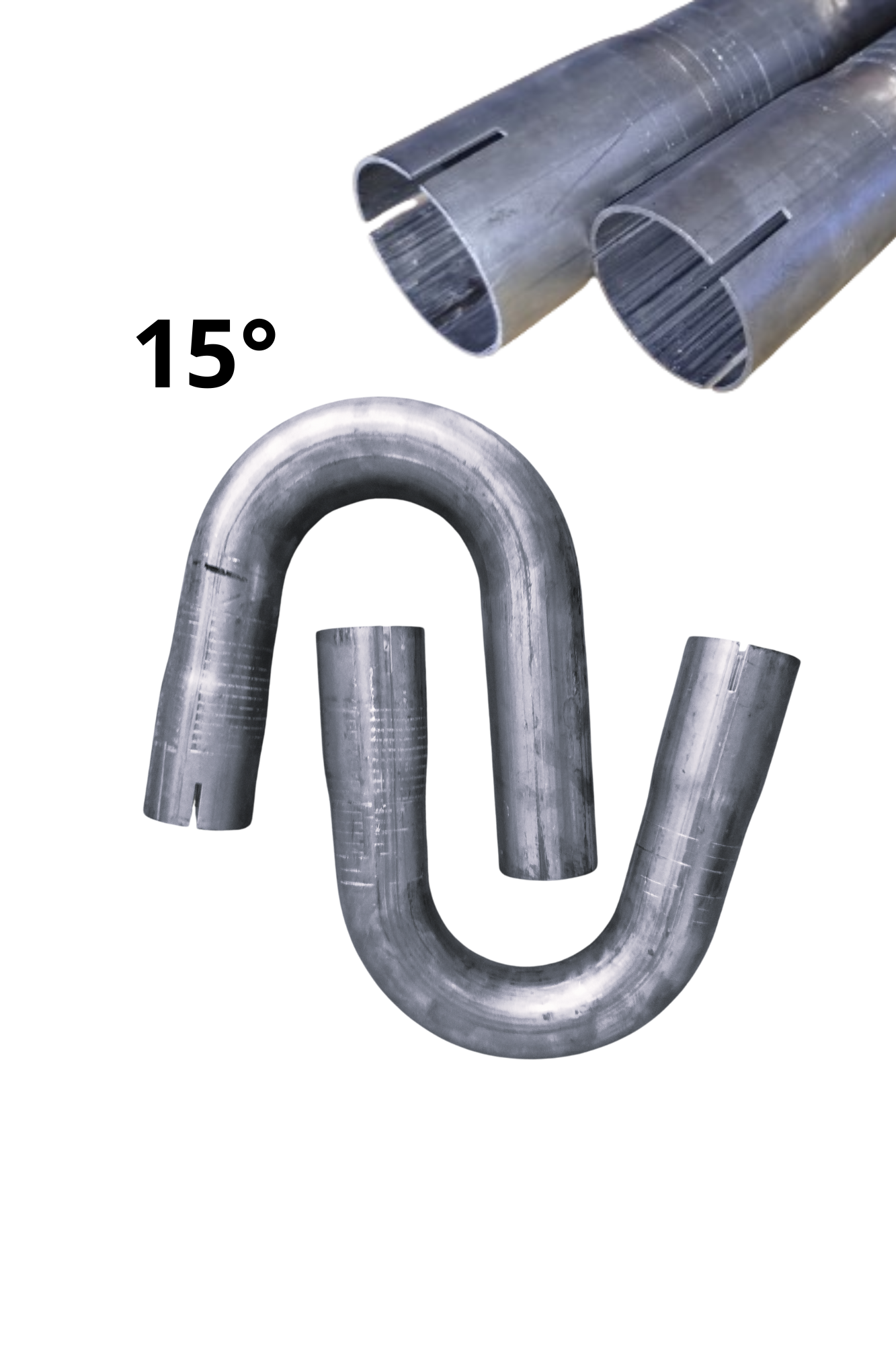 Cot evazat personalizat, țeavă de oțel, 43 mm, 15 grade