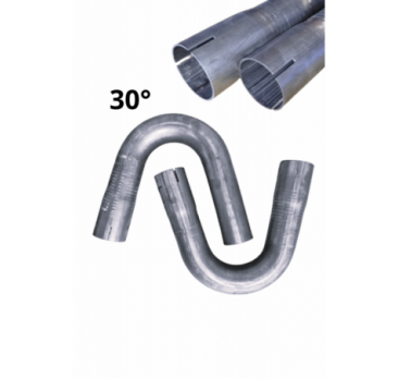 Niestandardowe kolano roztłoczone rura stalowa fi 35mm 30 stopni