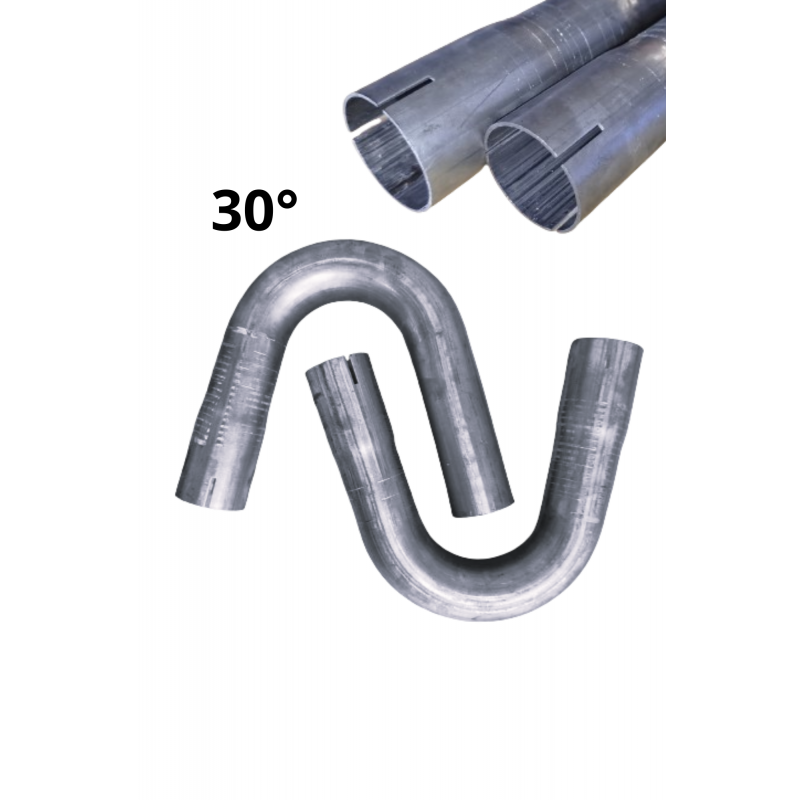 Custom flared steel pipe elbow 38mm 30 degrees