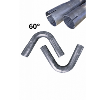 Custom flared steel pipe elbow 40mm 60 degrees