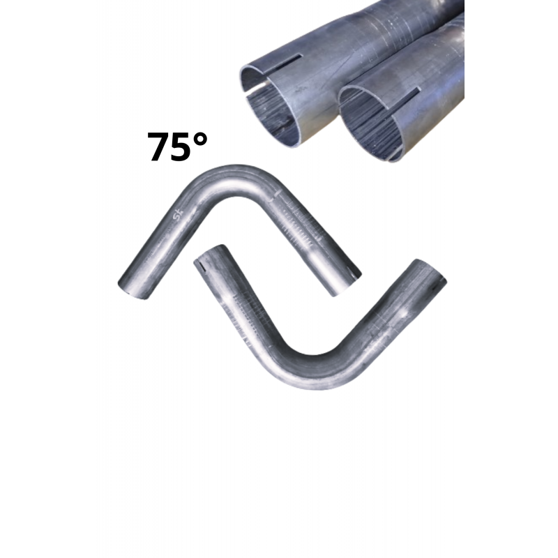 Custom flared steel pipe elbow 40mm 75 degrees Custom flared steel pipe elbow 40mm 75 degrees