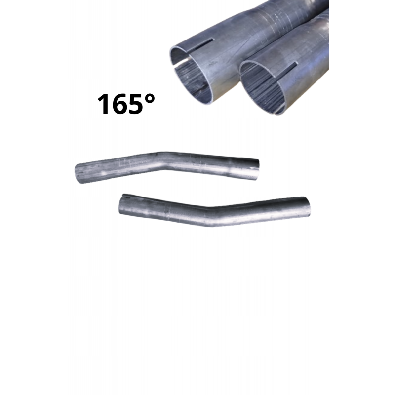 Custom expanded steel pipe elbow 35mm 165 degrees