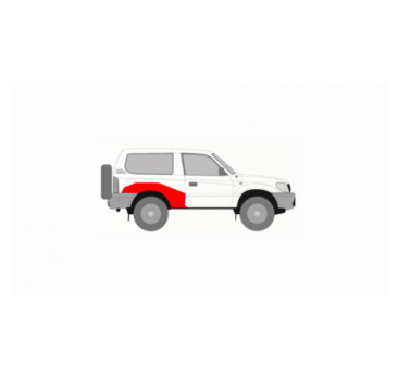 TOYOTA LAND CRUISER 96-02 J90 PRAVÝ ZADNÝ BLATNÍK