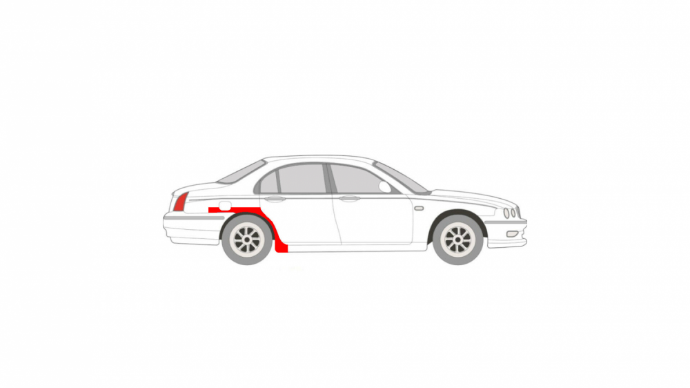 ROVER 75 99-05 HÁTSÓ SÁRVÉDŐ JAVÍTÓKÉSZLET JOBB OLDAL