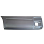FORD TRANSIT 00-06 / 06-13 Rear fender repair panel, lower, behind the recess, LEFT (extra long model)
