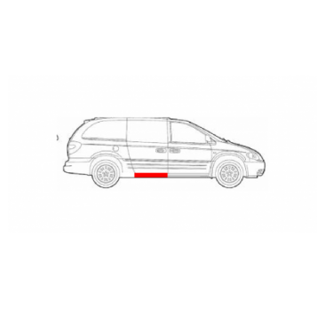 CHRYSLER VOYAGER 00-08 BELSŐ KÖZÉPSŐ KÜSZÖB