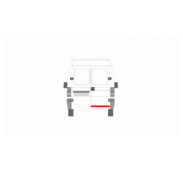 CITROEN JUMPER PRAVÝ ZADNÝ OCHRANNÝ PLÁT DVERÍ