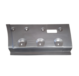 FIAT DUCATO 2006– Rear left fender repair panel behind wheel arch extra long with holes for trim and reflectors