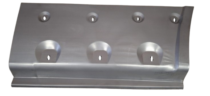 FIAT DUCATO 2006- RIGHT rear fender repair kit behind wheel arch extra long with holes for strip, without holes for