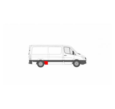 VOLKSWAGEN CRAFTER 05-17 RIGHT FENDER REPAIR KIT