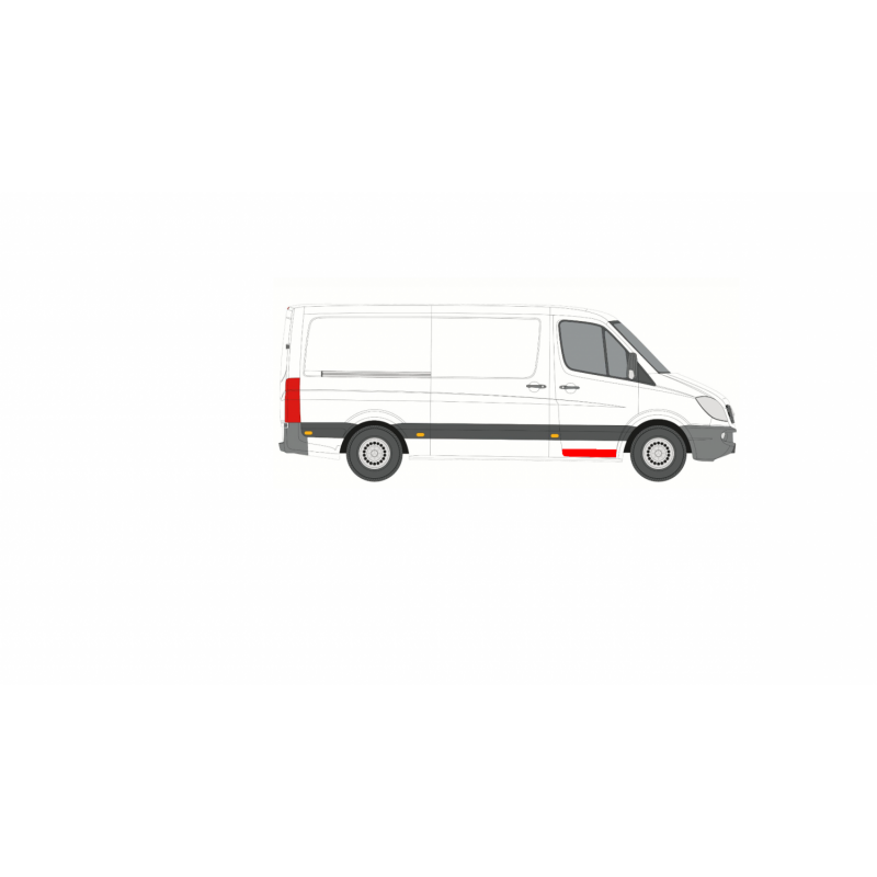 VOLKSWAGEN CRAFTER 05-17 DOOR THRESHOLD FRONT RIGHT