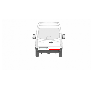 VOLKSWAGEN CRAFTER 05-17 PRAVÝ ZADNÝ OCHRANNÝ KRÍDEL DVERÍ