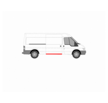 FORD TRANSIT 00-13 DLHÝ PRAH POSUVNÝCH DVERÍ