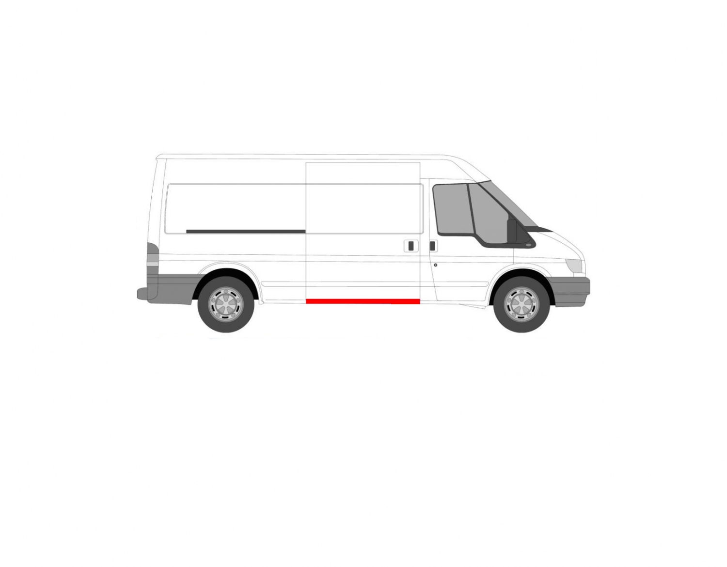 FORD TRANSIT 00-13 HOSSZÚ TOLÓAJTÓ KÜSZÖB FORD TRANSIT 00-13 HOSSZÚ TOLÓAJTÓ KÜSZÖB