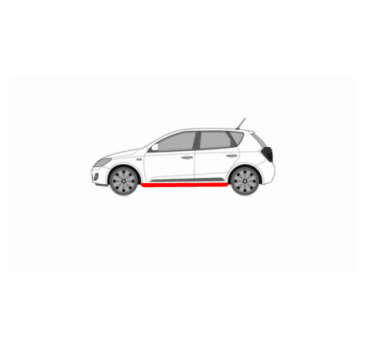 KIA CEED (ED) 06-12 OPRAVNÁ SADA NA PRAH ĽAVÝ PRAH