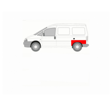 KIT REPARAȚIE ARIPA SPATE STÂNGĂ FIAT SCUDO 95-07