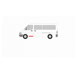 ĽAVÝ PREDNÝ ZÁCHRANNÝ OCHRANNÝ KRÍDEL MERCEDES SPRINTER 95-00, LT 96-05