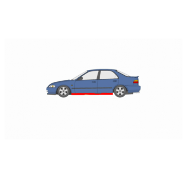 HONDA CIVIC 4-D 92- UȘĂ LATERALĂ / REPARAȚIE UȘĂ LATERALĂ STÂNGĂ